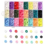 240G 24 Colors Handmade Polymer Clay Beads