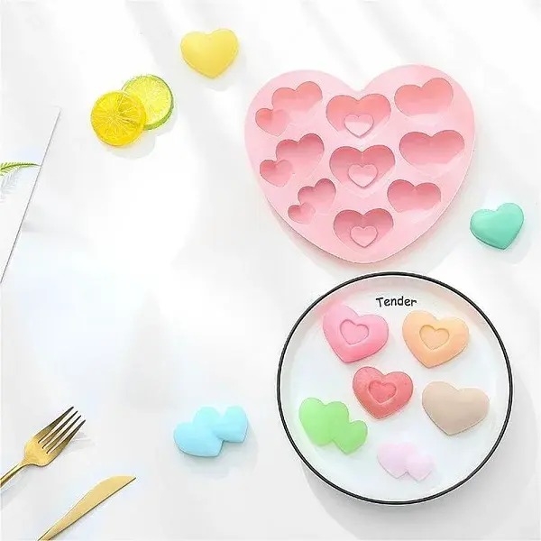 Heart Food Grade Silicone Molds