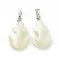 Natural Trochid Shell/Trochus Shell Pendants