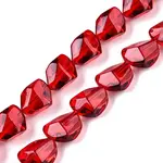 Electroplate Glass Beads Strands