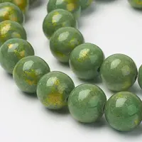 Natural Mashan Jade Beads Strands