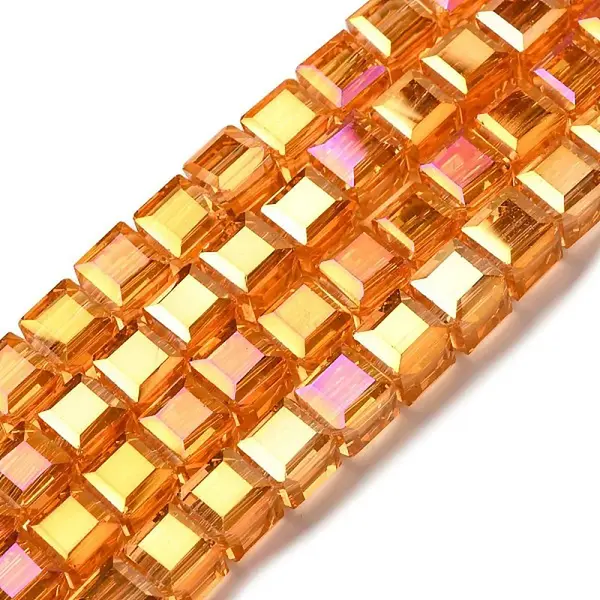 Electroplate Glass Beads Strands
