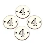 Unfinished Natural Poplar Wood Links Connectors