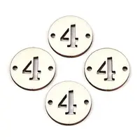 Unfinished Natural Poplar Wood Links Connectors