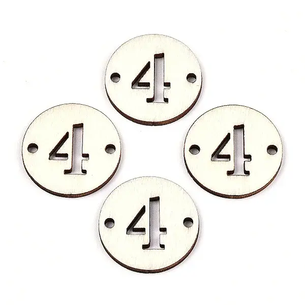 Unfinished Natural Poplar Wood Links Connectors