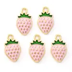 Light Gold Plated Alloy Enamel Pendants