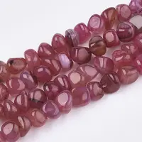 Natural Dragon Veins Agate Beads Strands
