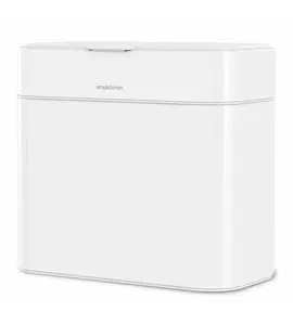 Odpadkový koš Simplehuman na kompostovatelný odpad, bílá ocel, CW1648 - Odpadkový koš