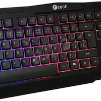 C-TECH Arcus GKB-15, CZ/SK, duhové podsvícení