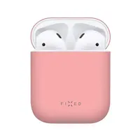 Ultratenké silikonové pouzdro FIXED Silky pro Apple Airpods, růžová