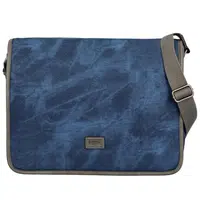 Velká modrá moderní taška na notebook - Lee Cooper Aesculapius