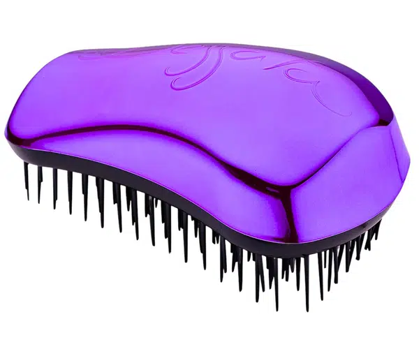 Kartáč na rozčesávání vlasů Dessata Original Bright Purple - fialový + dárek zdarma