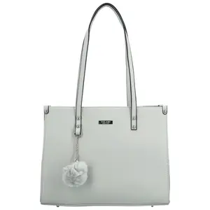 Dámská kabelka na rameno světle šedá - Delami Sabin