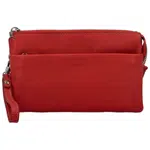 Dámská kožená crossbody kabelka červená - Katana Isola