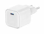 SWISSTEN SÍŤOVÝ ADAPTÉR GaN 1x USB-C 20W POWER DELIVERY BÍLÝ