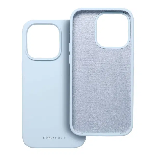 Zadní silikonový kryt ROAR CLOUD SKIN pro IPHONE 16 Pro Light Blue