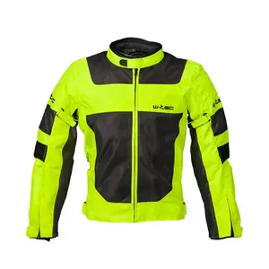 Pánská letní moto bunda W-TEC Fonteller Yellow-Grey 3XL