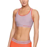 Dámská sportovní podprsenka Under Armour Mid Keyhole Grey Orange XS