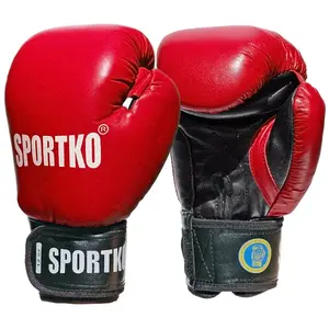 Boxerské rukavice SportKO PK1 červená 10oz