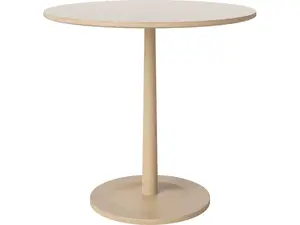 Jídelní stůl Turned Ø75 cm, více variant - Bolia Varianta: bílý lakovaný dub