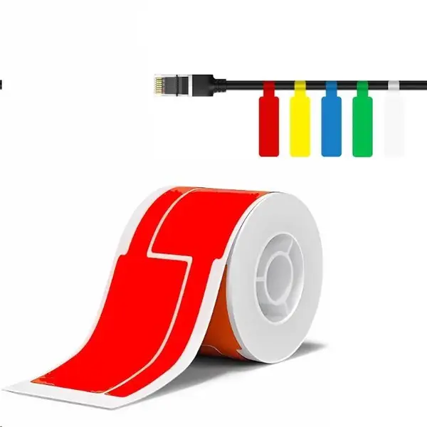 Niimbot 1EA01174101, 25x76mm, 200ks, červené samolepicí štítky na kabely