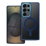 Zadní kryt COLOR EDGE MAG COVER case compatible with MagSafe pro Samsung Galaxy S25, modrá