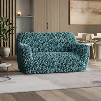 Bielastické potahy VELVET petrolejové