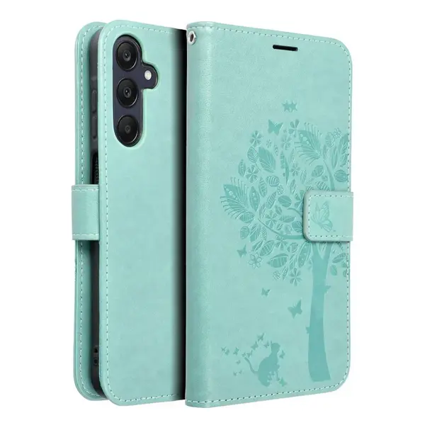 Flipové pouzdro MEZZO Book case pro Samsung Galaxy A25, tree green