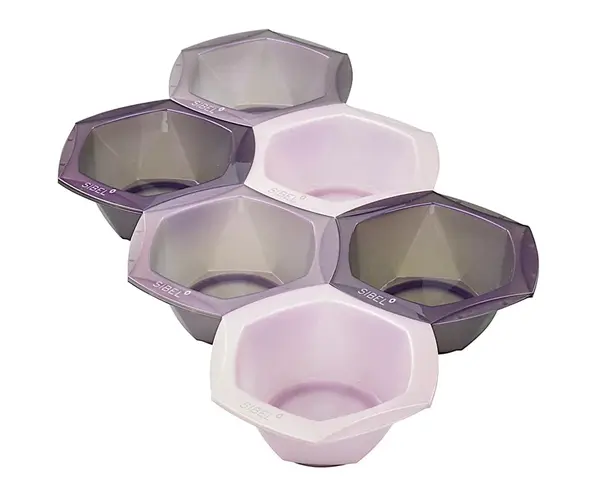 Sada barevných misek na barvení Sibel Mish'Mash - 6 ks (6600600) + dárek zdarma