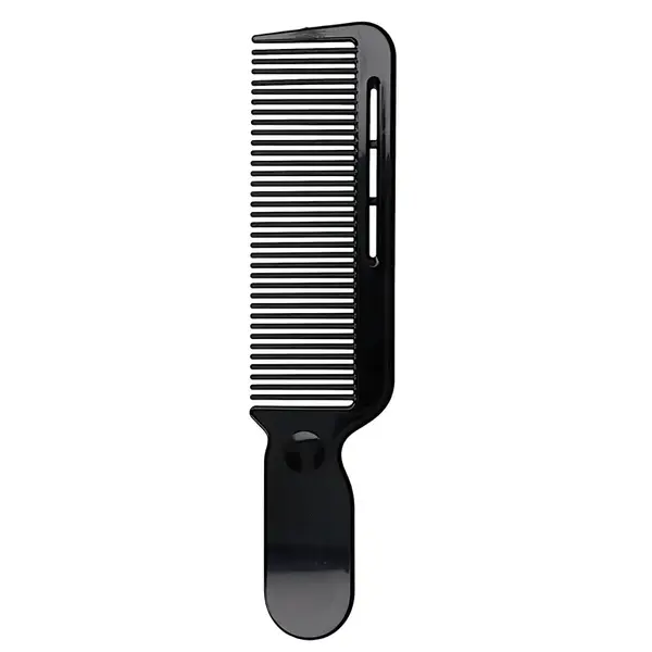 Barber hřeben na vlasy Eurostil Professional - černý (06802)
