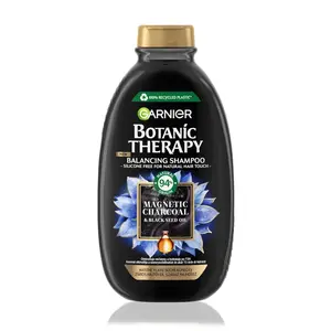 Šampon pro mastné kořínky a suché délky Garnier Therapy Botanic Magnetic Charcoal - 400 ml + dárek zdarma