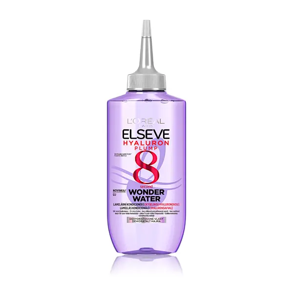 Lamelární kondicionér na suché vlasy Loréal Elseve Hyaluron Plump 8 Second Wonder Water - 200 ml - L’Oréal Paris + dárek zdarma