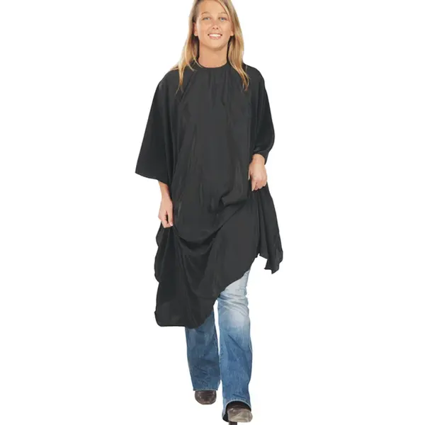 Kadeřnická pláštěnka na stříhání vlasů Economyss 3 Sibel - černá (573000002) + dárek zdarma