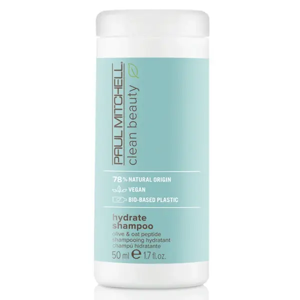 Hydratační šampon pro suché vlasy Paul Mitchell Clean Beauty Hydrate - 50 ml (121010) + dárek zdarma