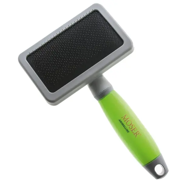 Plochý kartáč na zvířecí srst Moser Animal Line Slicker Brush - L (2999-7075) + dárek zdarma