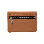 Kožená peněženka FIXED Tripple Wallet z pravé hovězí kůže, hnědá