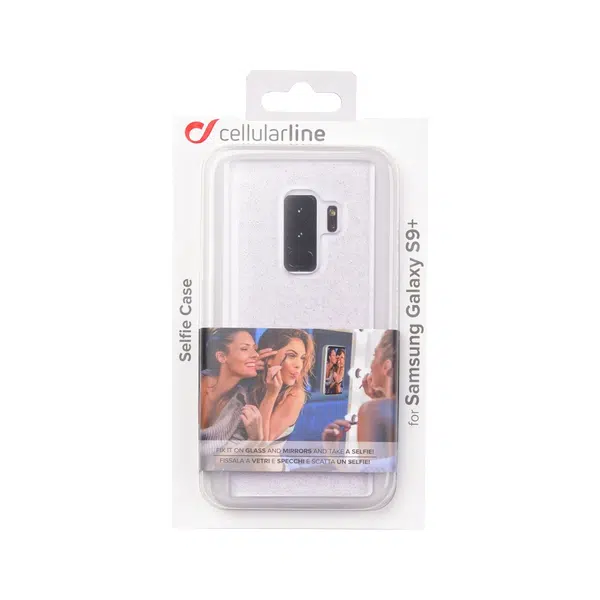Zadní kryt Cellularline SELFIE CASE Samsung Galaxy  S9+ transparentní