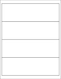 Samolepicí etikety R0100.5473.A, 190 x 58 mm, 5 etiket, A4, 100 listů