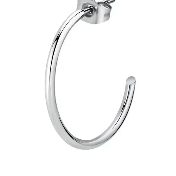 La Petite Story Elegantní ocelová single náušnice LPS02AQM09/11 5 cm