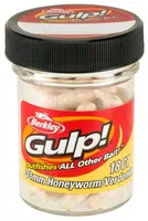 Berkley umělé nástrahy gulp honey worm-milky white 3,3 cm