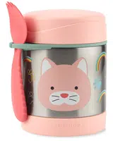 SKIP HOP Zoo Termoska na jídlo se lžičkou/vidličkou Kočička 325 ml, 3r+
