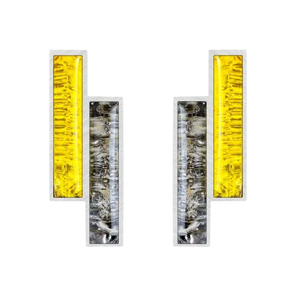 Preciosa Elegantní ocelové náušnice Desire s českým křišťálem Preciosa 7424 71