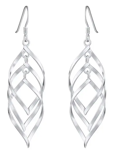 Silvego Elegantní stříbrné náušnice PRME11002N