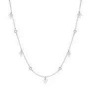 Tamaris Stylový ocelový náhrdelník se zirkony TJ-0001-N-45