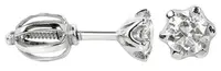 Soliter Náušnice z bílého zlata s krystaly 236 001 00765 07