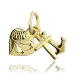 Soliter Zlatý přívěsek láska, víra, naděje 745 242 001 00077 0000000