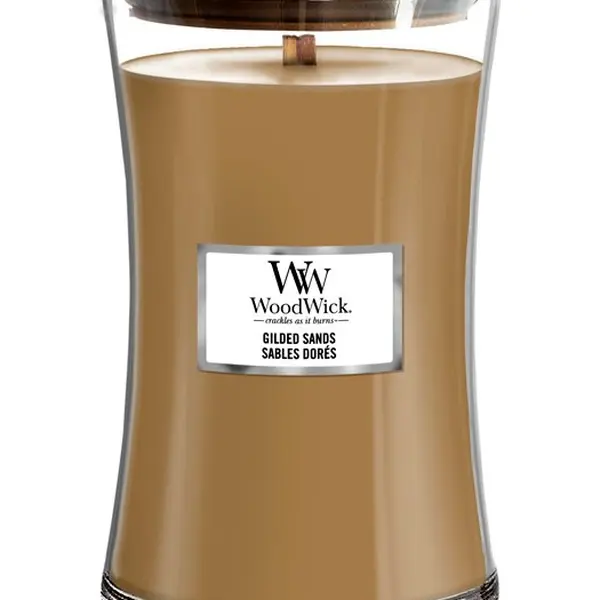 WoodWick Vonná svíčka váza Gilded Sands 609,5 g