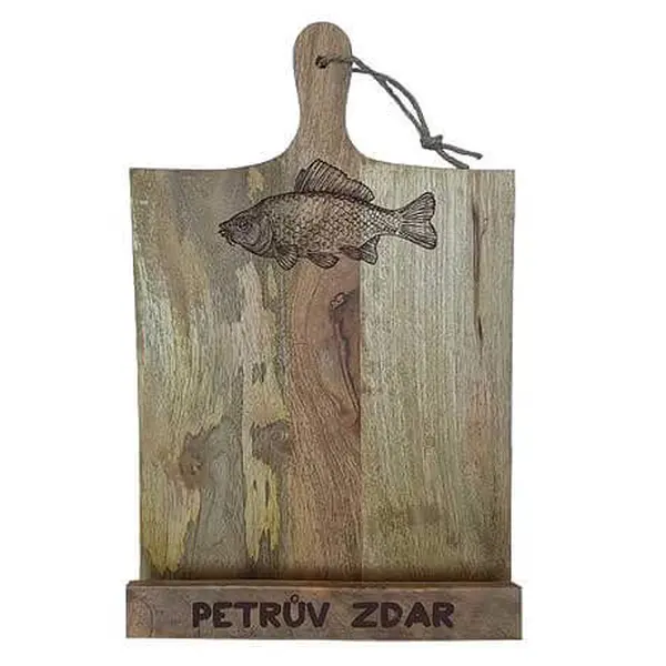 Bg dřevěný stojan na kuchařku 37 x 24 cm petrův zdar
