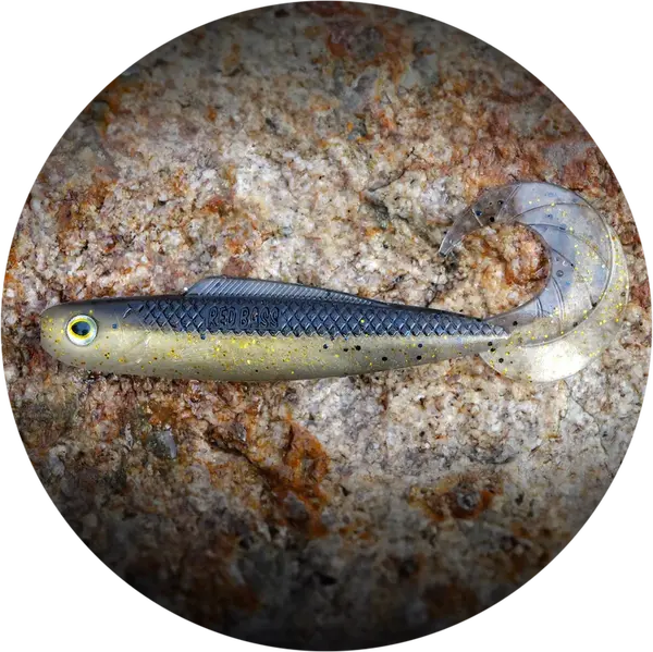 Redbass gumová nástraha twister kixter bass - xs 45 mm