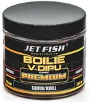 Jet fish boilie v dipu premium clasicc 200 ml 20 mm - squid krill